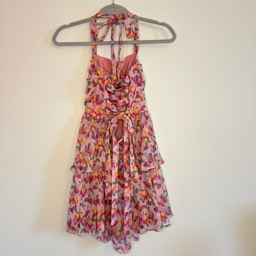 Amanda Uprichard Floral Violina Dress in Jolie - Picture 5 of 8
